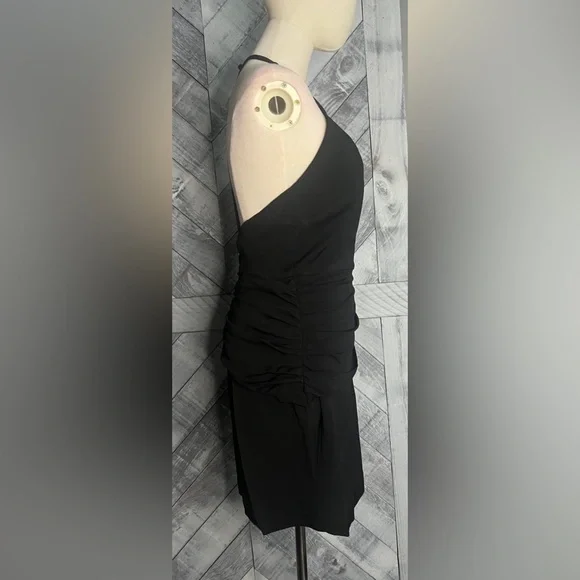 NICOLE MILLER NWT HALTER DRAPE MINI DRESS - Picture 6 of 12